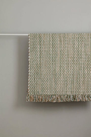 Kids Concept Kids Cotton Rug Jute 70x140cm Light Green