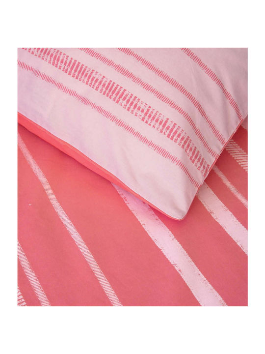 Kocoon Kilim Tagesdecke Einzelbett Baumwolle Pink 160x245cm