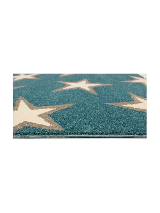Polcarpet 1589 Kids Rug Stele Turquoise 200x290cm