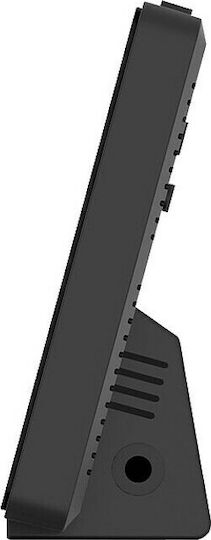Life Mediterranean Touch Wireless Digital Weather Station Tabletop Black