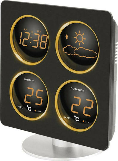 Technoline WS 6830 Wireless Digital Weather Station Wall Mounted / Tabletop Black