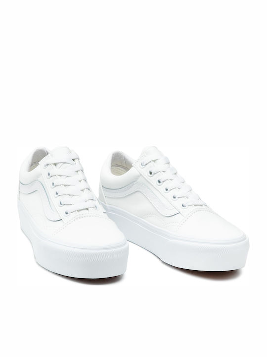 Old Skool Flatforms Sneakers True White