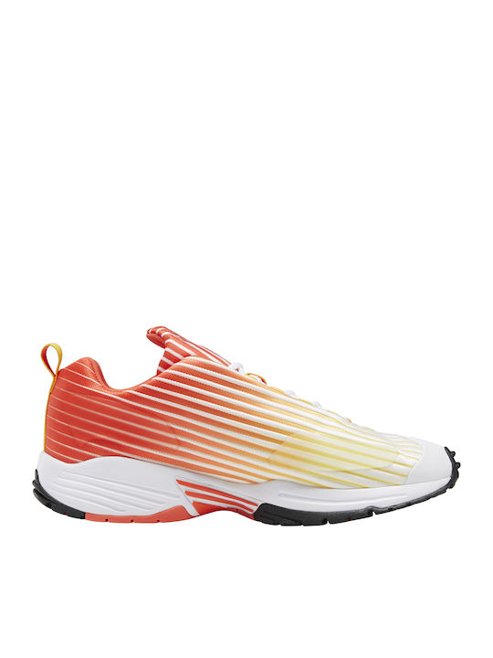DMX Thrill Мъжки Сникърси Vivid Orange / White / Fierce Gold