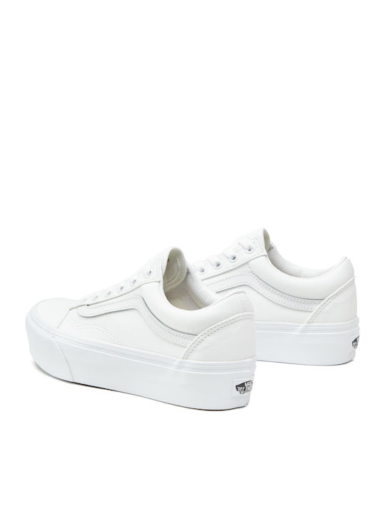 Old Skool Flatforms Sneakers True White