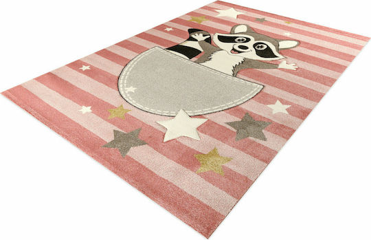 Tzikas Carpets 40058-056 Детско килимче Еднорог Розов 133x190см Дебелина 13мм