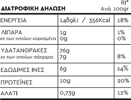 Niama Gluten Free Κριθαράκι 400gr