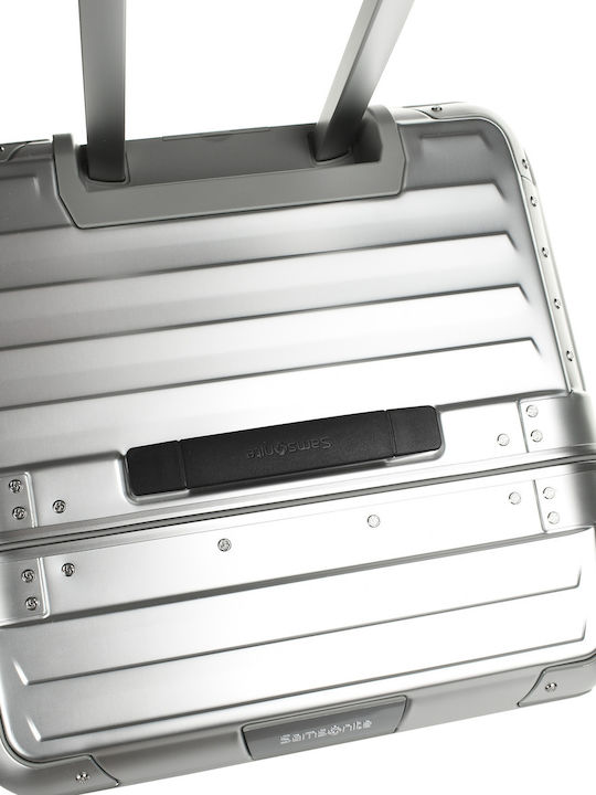 Samsonite Lite-Box Valiză Mare De Călătorie Tough Argintie Cu 4 Roți Înălțime 74 Cm
