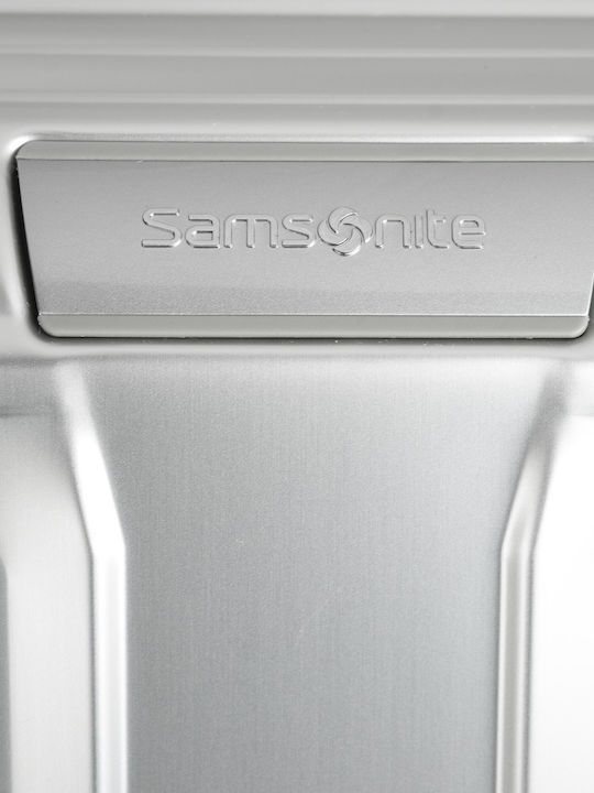 Samsonite Lite-Box Valiză Mare De Călătorie Tough Argintie Cu 4 Roți Înălțime 74 Cm