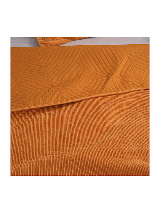Palamaiki Dizza Coverlet Queen Size from Polyester Gold 220x240cm