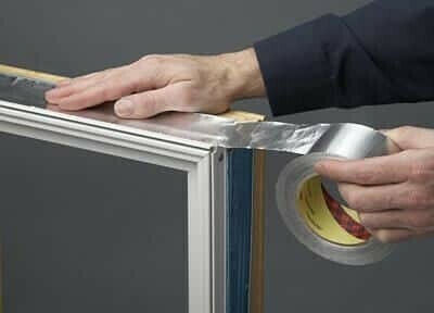 3M Aluminum Tape Αυτοκόλλητη Ταινία Αλουμινίου 55mx25mm