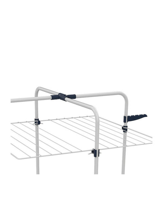 Zilan Metallic Folding Floor Clothes Drying Rack with Hanging Length 30m