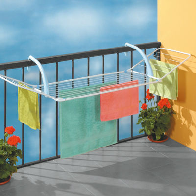 Gimi Brezza Folding Hanging Metallic Clothes Drying Rack with Hanging Length 18m