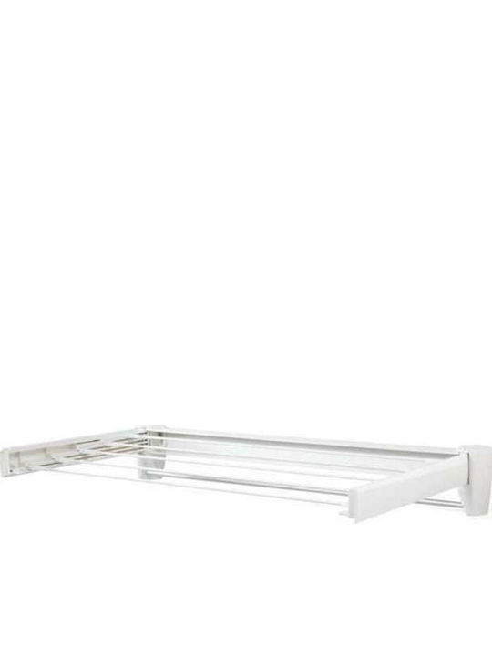 Leifheit Telegant 36 Protect Plus Aluminum Folding Wall Mounted Balcony Railings with Hanging Length 3.6m