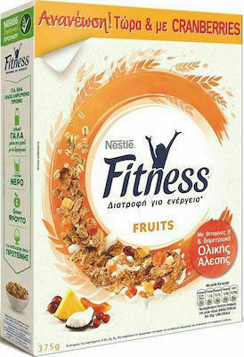 Nestle Νιφάδες Fitness & Fruits Ολικής Άλεσης 375gr