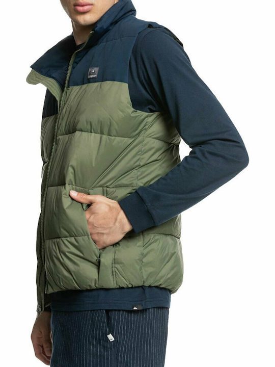 Wolfs Ärmellos Jacke Puffer Grün