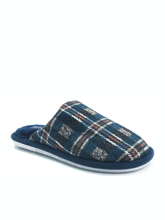 Jomix Men's Printed Slippers Blue