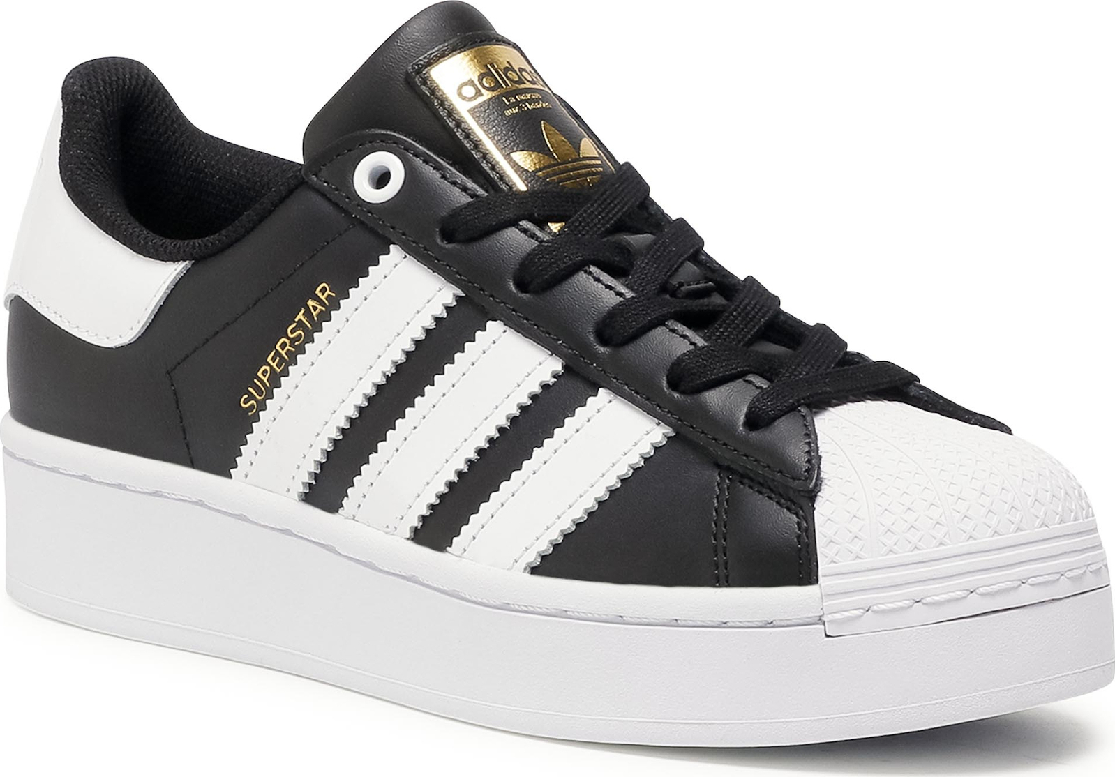 Adidas Superstar Bold Γυναικεία Sneakers Μαύρα FV3335 - Skroutz.gr