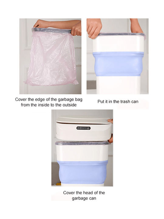 Factory ZSW-L11 Waste Bin Waste Plastic with Photocell Multicolored 8lt 1pcs