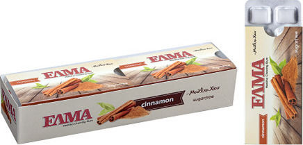 Elma 10 Chewing Gums With Cinnamon Flavour No Added Sugar 13gr