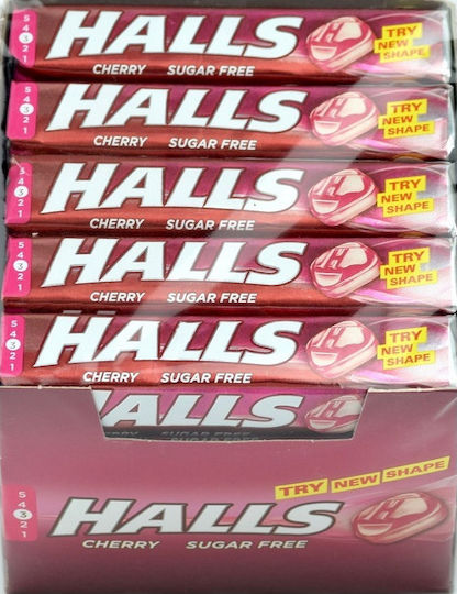 Halls Cool mit Geschmack Kirsche Ohne Zuckerzusatz 20Stück 33.5gr