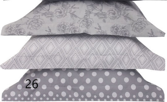 Anna Riska Mix & Match Baby Sheet Crib Cotton Gray 120x165cm