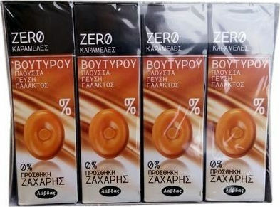 Lavdas Zero Candies with Buttery Flavour No Added Sugar 12pcs 32g