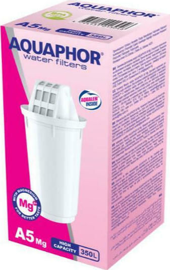 Aquaphor Ανταλλακτικό Φίλτρο Νερού για Κανάτα από Ενεργό Άνθρακα A5 Mg+