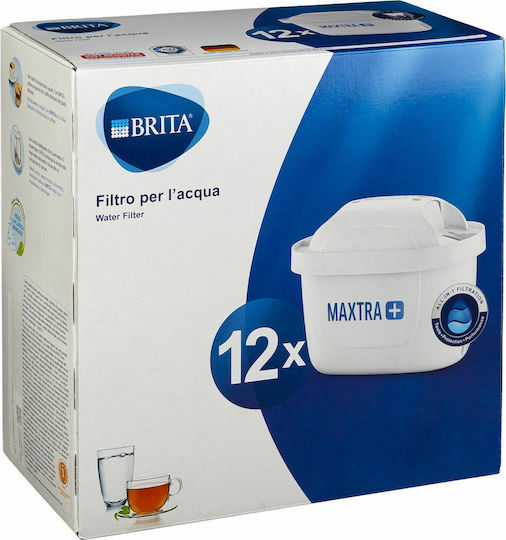 Brita Ανταλλακτικό Φίλτρο Νερού για Κανάτα από Ενεργό Άνθρακα Maxtra+ 12τμχ