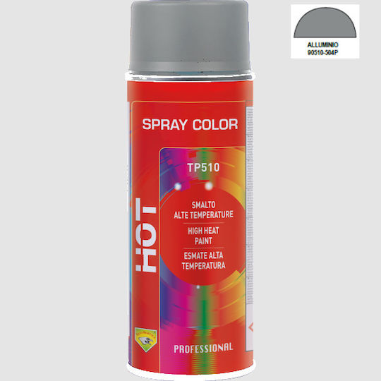 Eco Service Spray Paint Hot 600°C High Temperature Silver 400ml