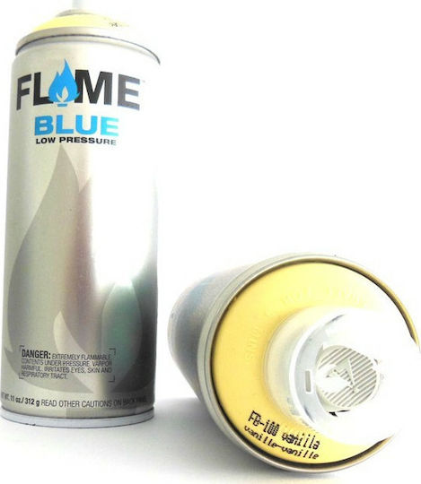 Flame Paint Σπρέι Βαφής FB Ακρυλικό με Ματ Εφέ Vanilla 400ml