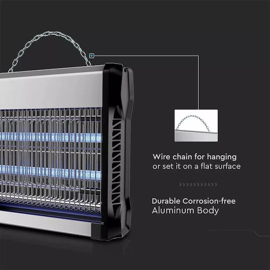 V-TAC Vt3220 Înșelătorie electrică pentru insecte 20W 80m² 11180