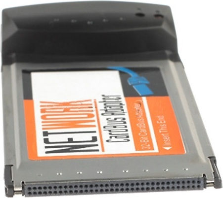 Κάρτα CardBus/PCMCIA σε Ethernet Cardbus to LAN RJ45 10 / 100 Mbps Ethernet Network Card