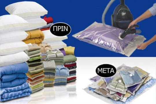 Sidirela Plastic Storage Bag For Clothes Airtight and with Vacuum 60x100cm 1pcs