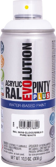 Pinty Plus Spray Vopsea Evolution Water-Based cu Strălucitor Efect Verde 400ml