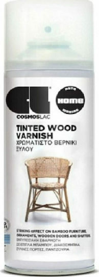 Cosmos Lac Σπρέι Βερνίκι Tinted Wood Varnish Τικ 400ml