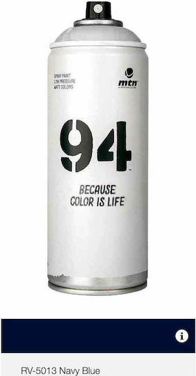 Montana Colors Σπρέι Βαφής 94 με Ματ Εφέ Navy Blue RV-5013 400ml