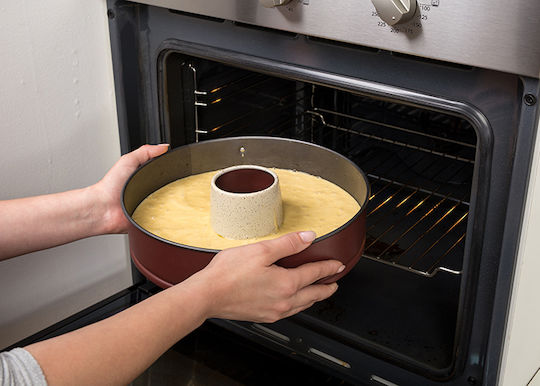 Nava Ceramic Aluminum Cake Baking Pan with Removable Bottom 28x28x7cm