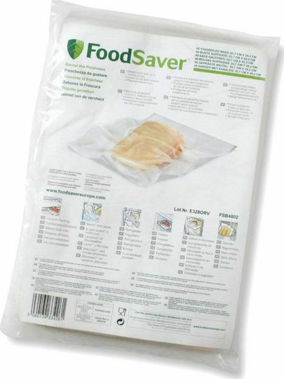 FoodSaver FSB3202 Grainy Vacuum Sealer Bag 280x370mm 32pcs