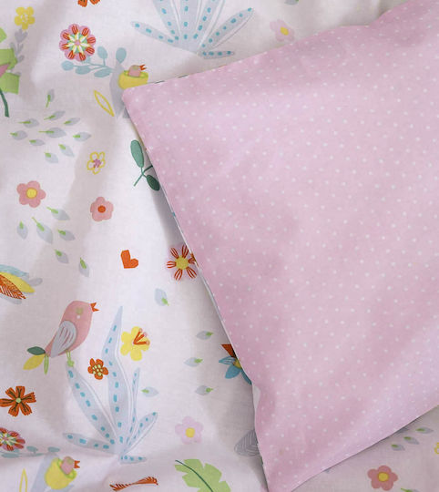 Nima Sweetland Baby Sheets Set Crib Cotton Multicolored 120x170cm 3pcs