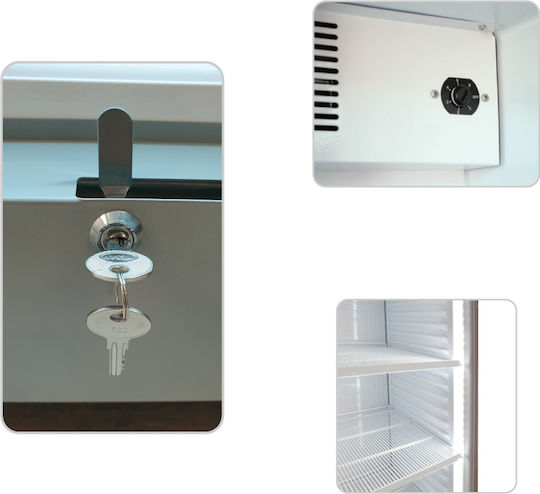 Klimaitalia ICool 40 Beverage Refrigerator 382L Single Door Height 178cm Width 59.5cm Length 62.4cm White