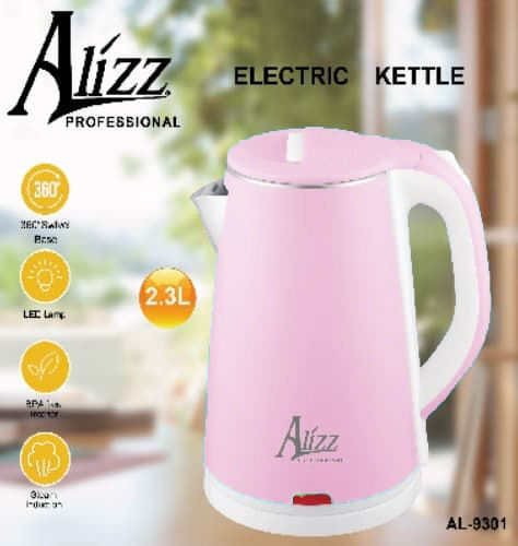 Alizz Professional Al-9301 Βραστήρας 2.3lt 2000W Ροζ