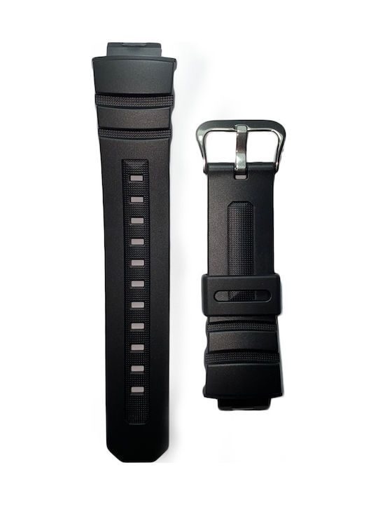 Casio G-shock Καουτσούκ Λουράκι Μαύρο 16mm