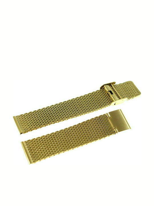 Diloy Straps Brățară din metal Auriu 22mm