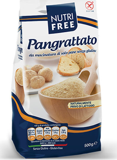 Nutrifree Τριμμένη Φρυγανιά Καλαμποκιού Χωρίς Γλουτένη 500gr