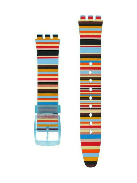 Swatch Skinstripes Gummi-Armband Mehrfarbig 18mm