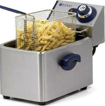 Hendi Electric Fryer 3kW Capacity 4lt 21.7x38x30cm Blue Line