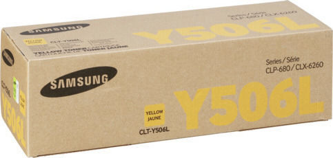 Samsung CLT-Y506L Original Toner Laser Printer Yellow High Yield 3500 Pages (SU515A)