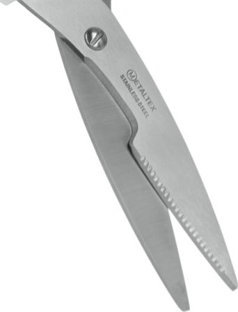 Metaltex Brico Stainless Steel Kitchen Scissor 19.5cm White