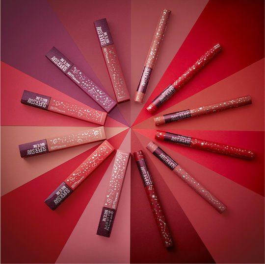 Maybelline Superstay Ink Crayon Zodiac Pencil Lipstick Matte 50 Own Your Empire 1.5gr