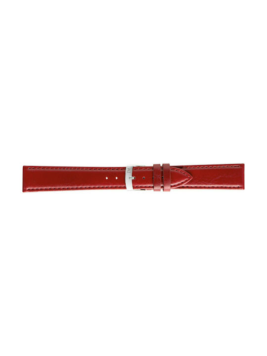 Morellato Gelso Leather Strap Burgundy 18mm